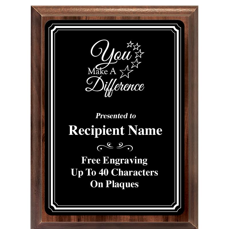 6x8 TRIO BORDER BLACK PLT PLQ