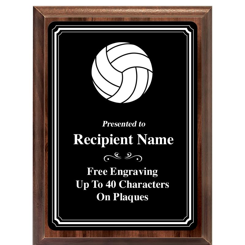 6x8 TRIO BORDER BLACK PLT PLQ