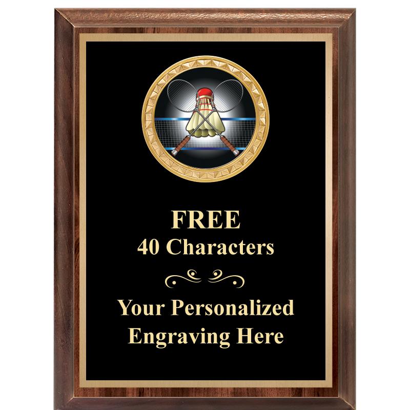 6X8 WOOD EXECUTIVE INSERT PLAQ