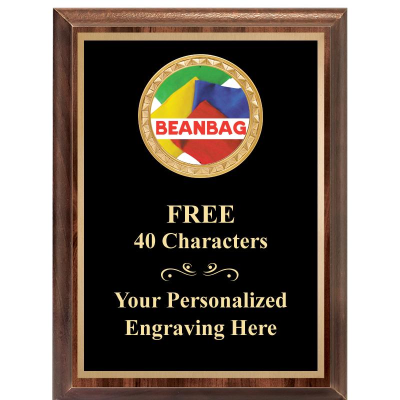 6X8 WOOD EXECUTIVE INSERT PLAQ