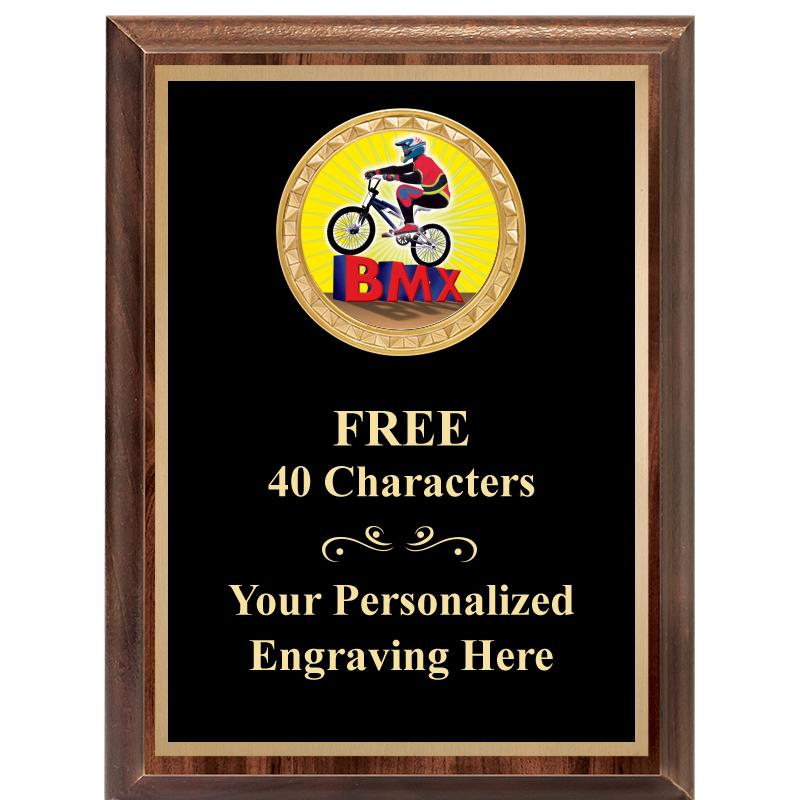 6X8 WOOD EXECUTIVE INSERT PLAQ