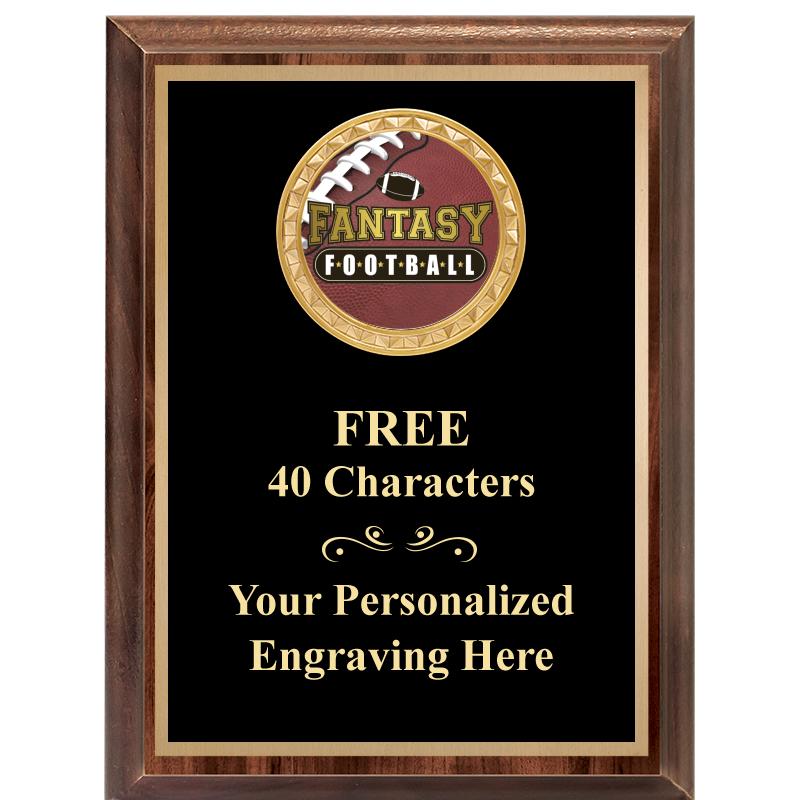 6X8 WOOD EXECUTIVE INSERT PLAQ