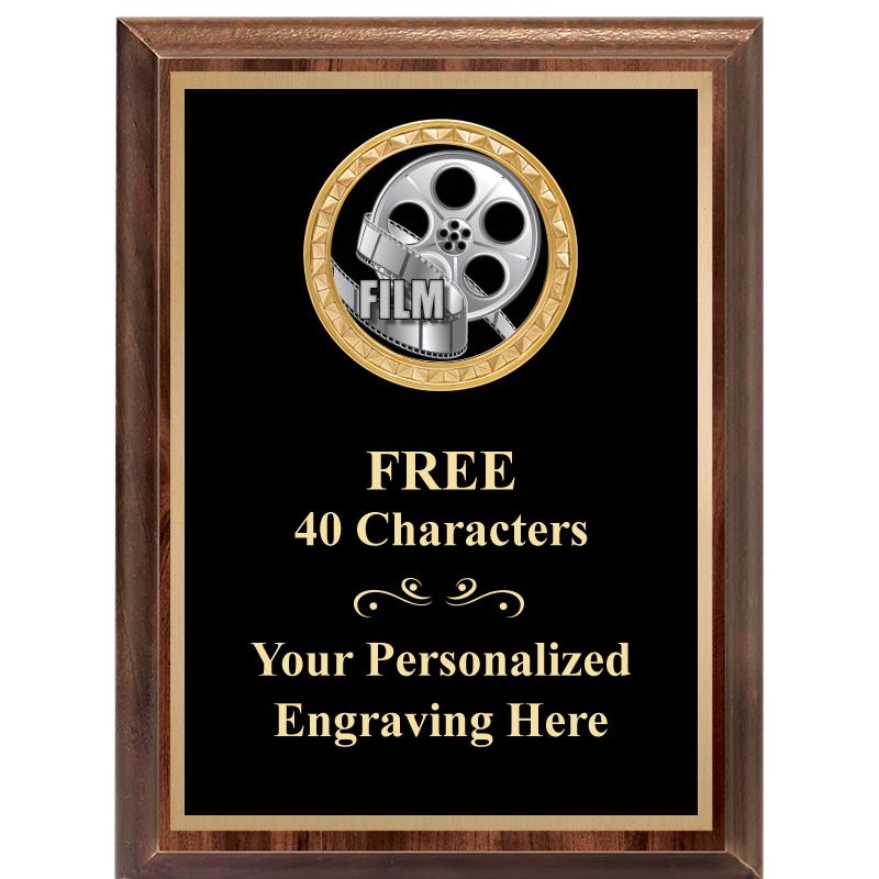 6X8 WOOD EXECUTIVE INSERT PLAQ