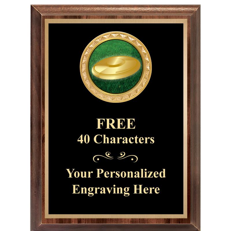 6X8 WOOD EXECUTIVE INSERT PLAQ