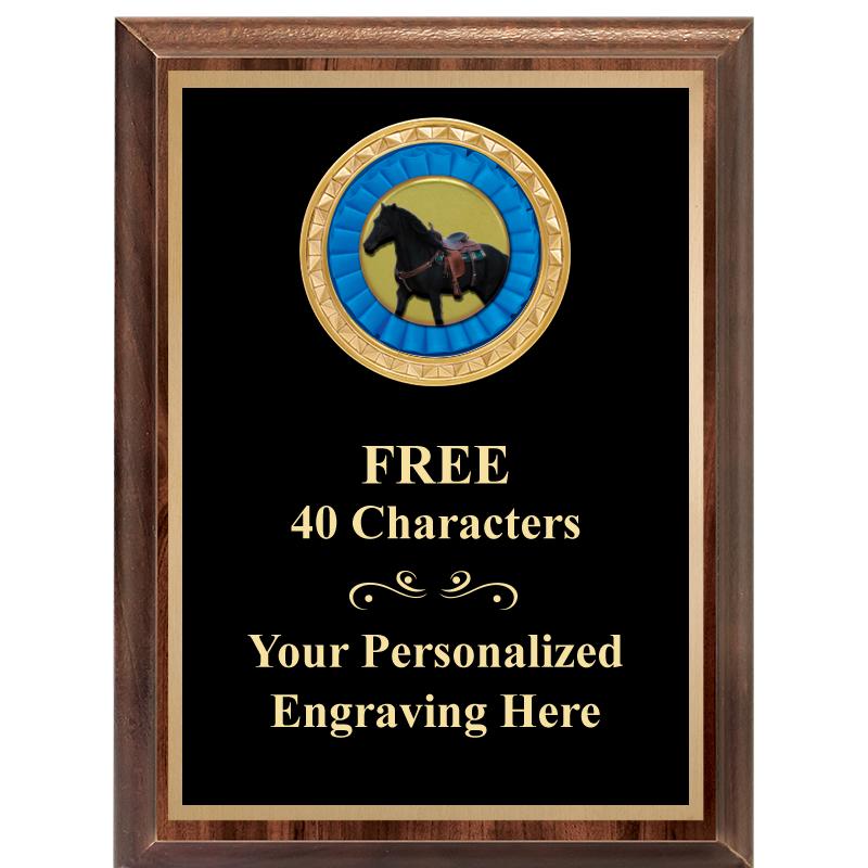 6X8 WOOD EXECUTIVE INSERT PLAQ