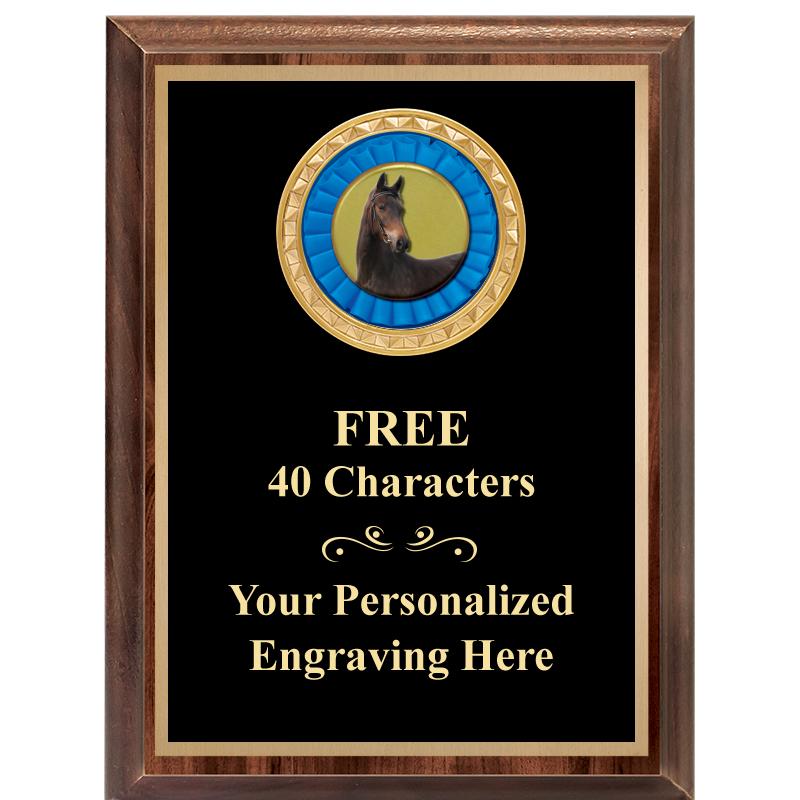 6X8 WOOD EXECUTIVE INSERT PLAQ