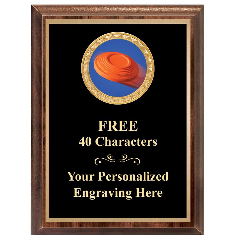 6X8 WOOD EXECUTIVE INSERT PLAQ