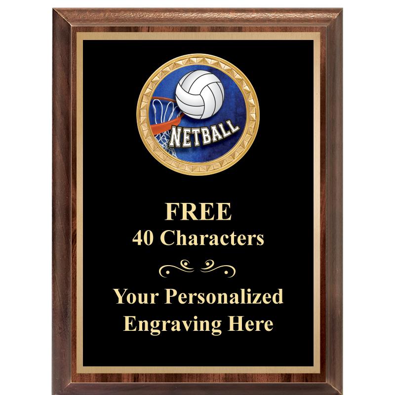 6X8 WOOD EXECUTIVE INSERT PLAQ