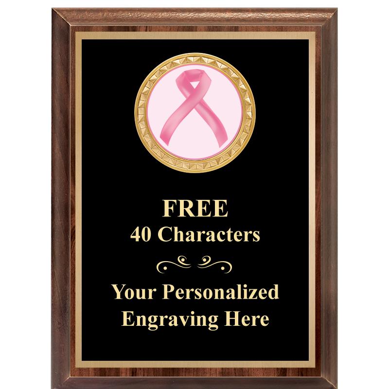 6X8 WOOD EXECUTIVE INSERT PLAQ