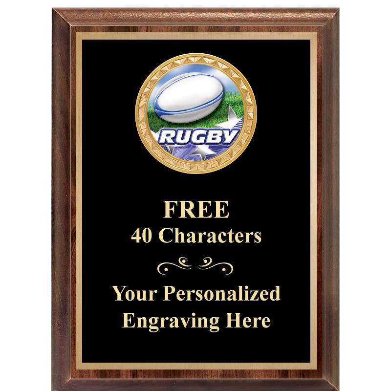 6X8 WOOD EXECUTIVE INSERT PLAQ