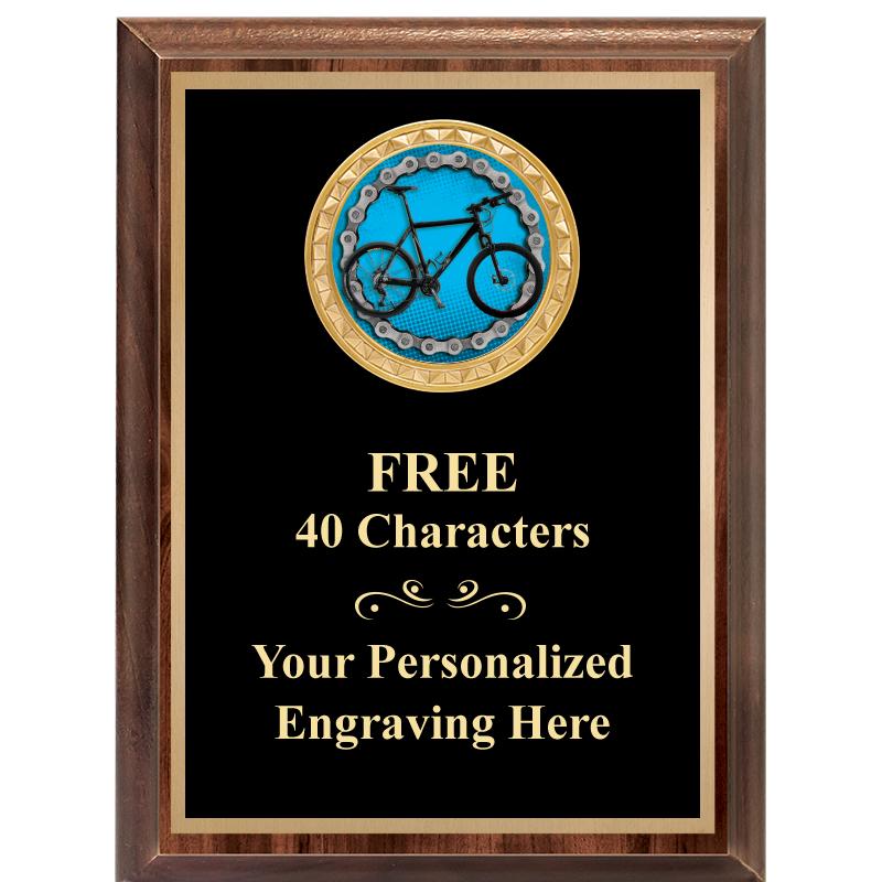 6X8 WOOD EXECUTIVE INSERT PLAQ