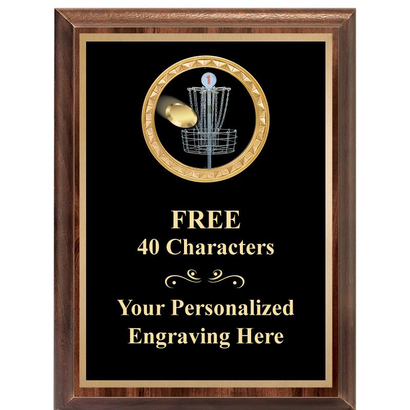 6X8 WOOD EXECUTIVE INSERT PLAQ