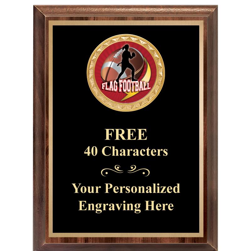 6X8 WOOD EXECUTIVE INSERT PLAQ