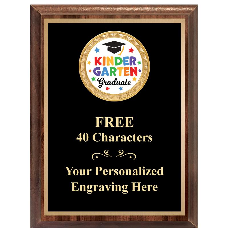 6X8 WOOD EXECUTIVE INSERT PLAQ