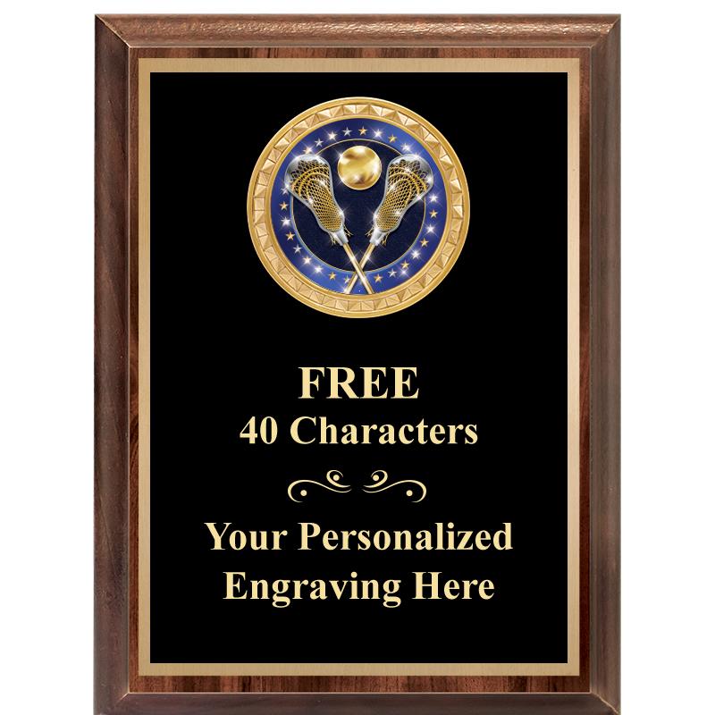 6X8 WOOD EXECUTIVE INSERT PLAQ