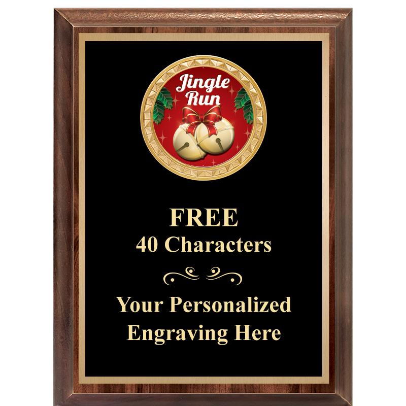 6X8 WOOD EXECUTIVE INSERT PLAQ