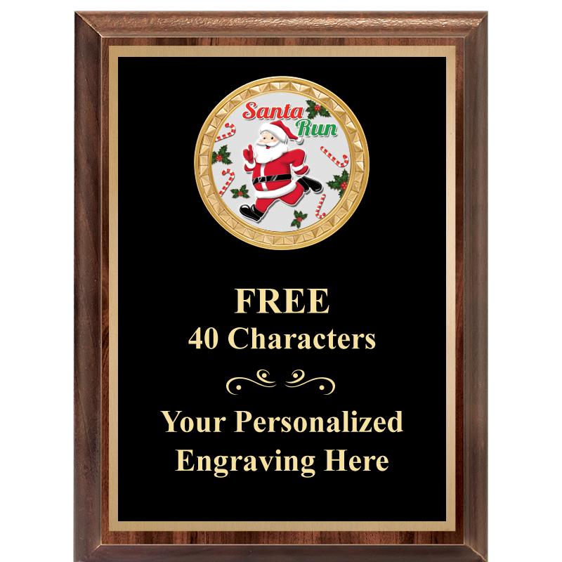 6X8 WOOD EXECUTIVE INSERT PLAQ