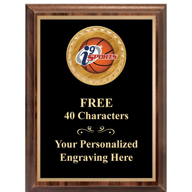 6X8 WOOD EXECUTIVE INSERT PLAQ
