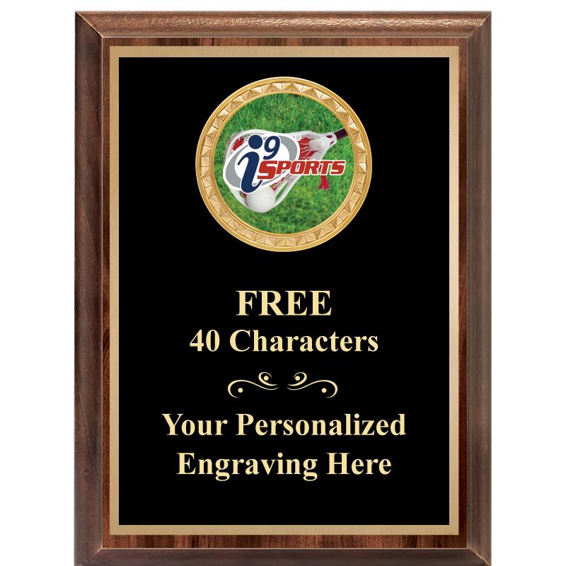 6X8 WOOD EXECUTIVE INSERT PLAQ