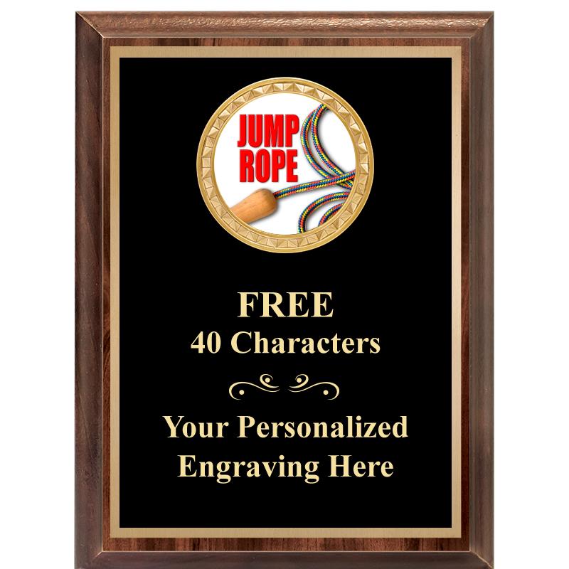 6X8 WOOD EXECUTIVE INSERT PLAQ