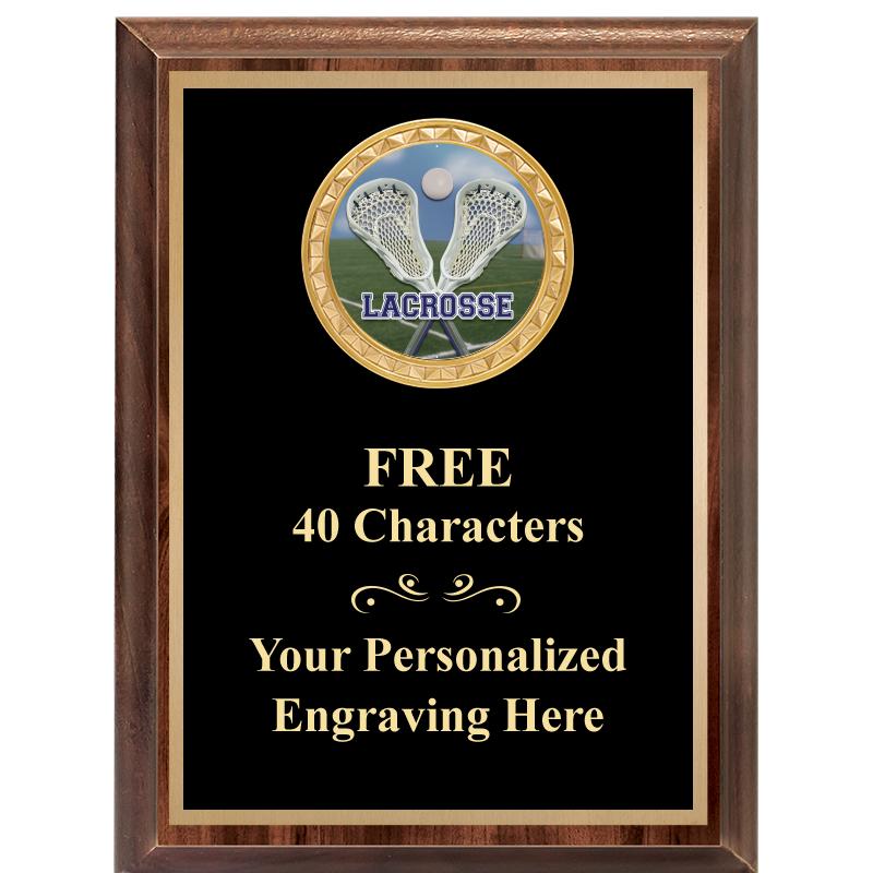 6X8 WOOD EXECUTIVE INSERT PLAQ