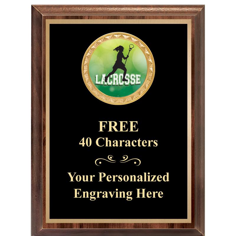 6X8 WOOD EXECUTIVE INSERT PLAQ