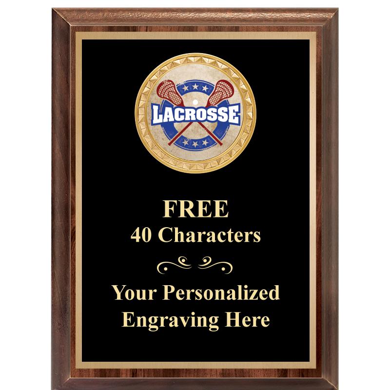 6X8 WOOD EXECUTIVE INSERT PLAQ