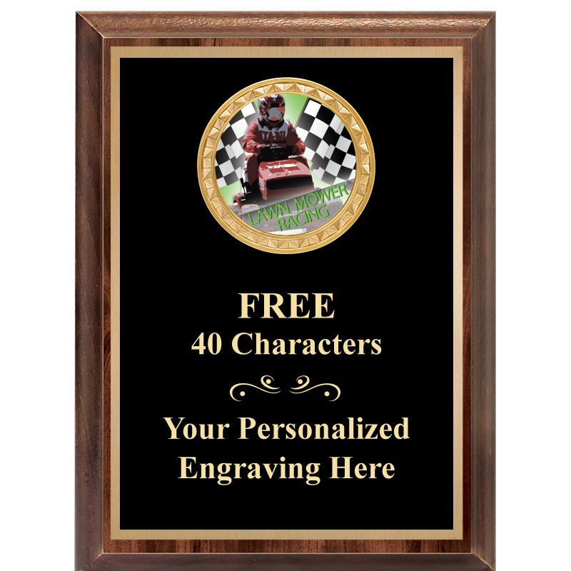 6X8 WOOD EXECUTIVE INSERT PLAQ