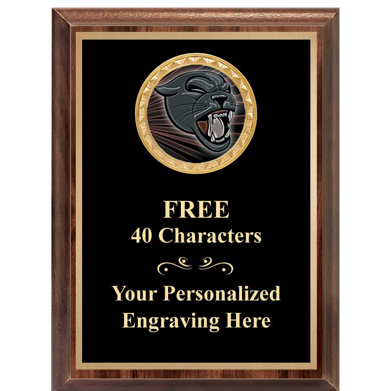 6X8 WOOD EXECUTIVE INSERT PLAQ