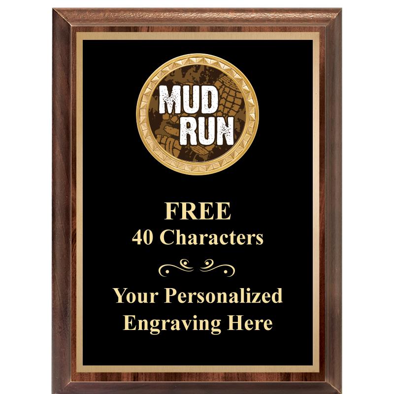 6X8 WOOD EXECUTIVE INSERT PLAQ