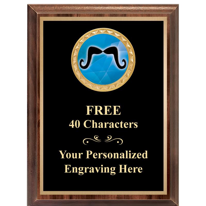 6X8 WOOD EXECUTIVE INSERT PLAQ