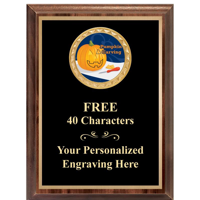 6X8 WOOD EXECUTIVE INSERT PLAQ