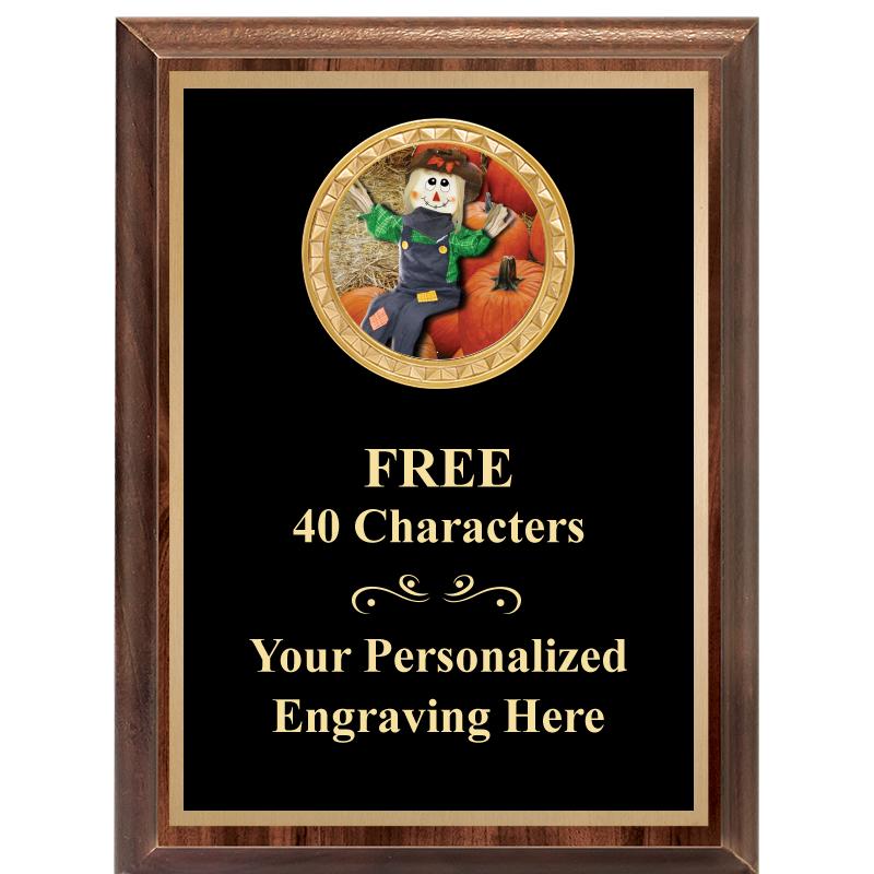 6X8 WOOD EXECUTIVE INSERT PLAQ