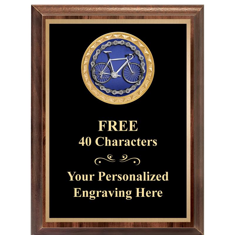 6X8 WOOD EXECUTIVE INSERT PLAQ