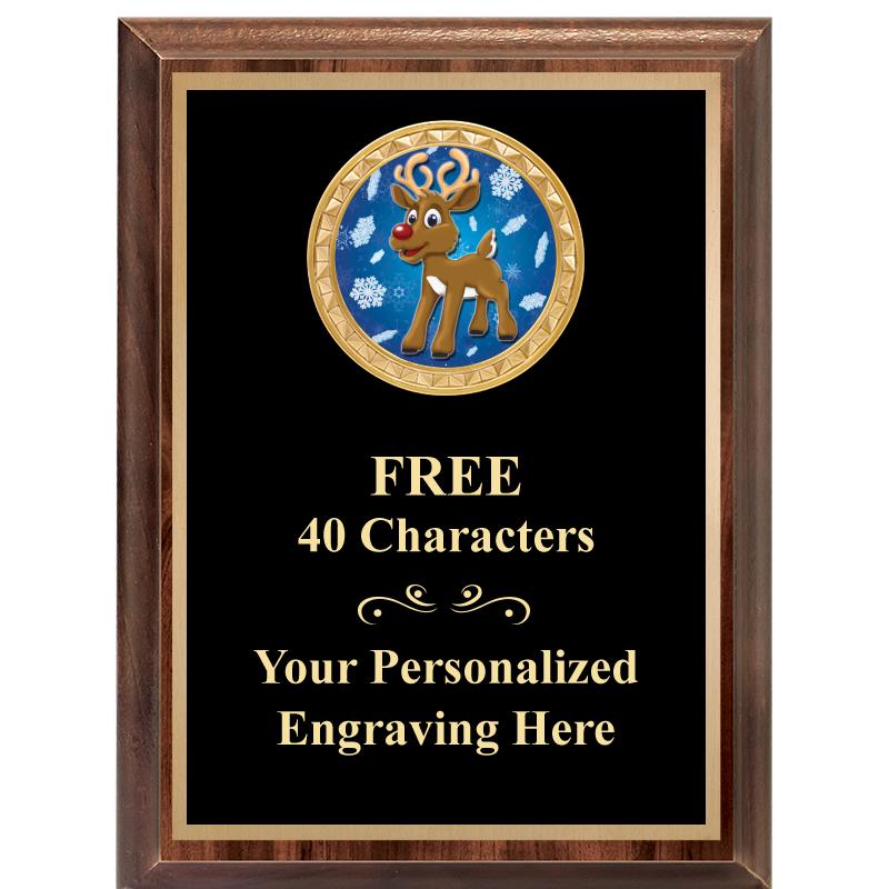 6X8 WOOD EXECUTIVE INSERT PLAQ