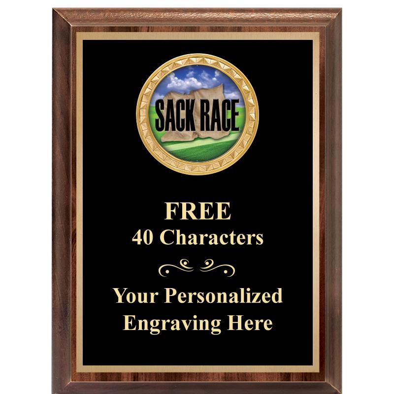 6X8 WOOD EXECUTIVE INSERT PLAQ