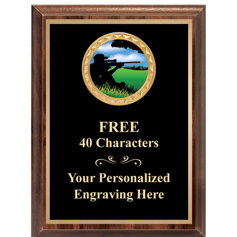 6X8 WOOD EXECUTIVE INSERT PLAQ