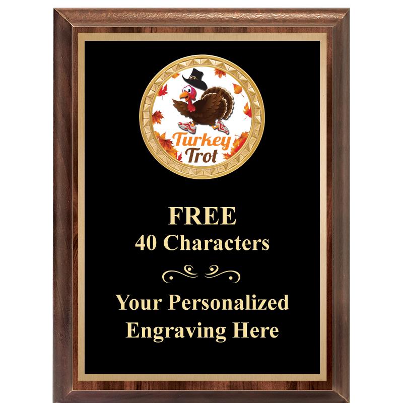 6X8 WOOD EXECUTIVE INSERT PLAQ