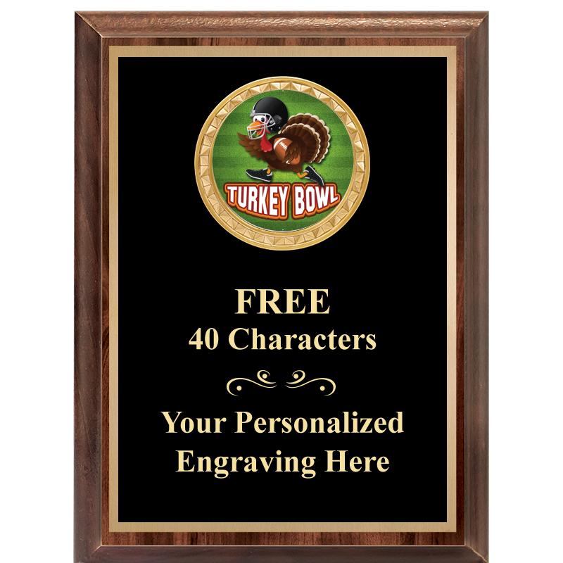 6X8 WOOD EXECUTIVE INSERT PLAQ