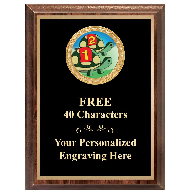 6X8 WOOD EXECUTIVE INSERT PLAQ