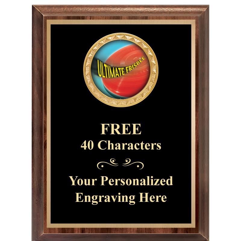 6X8 WOOD EXECUTIVE INSERT PLAQ