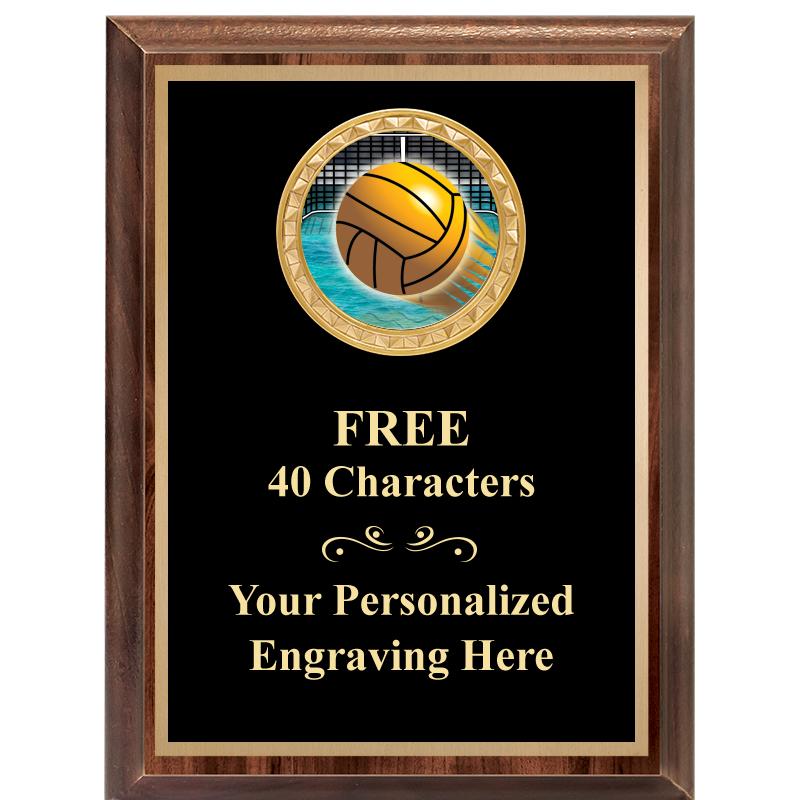 6X8 WOOD EXECUTIVE INSERT PLAQ