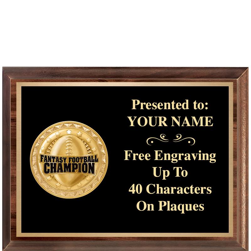 8X6 WOOD EXECUTIVE INSERT PLQ