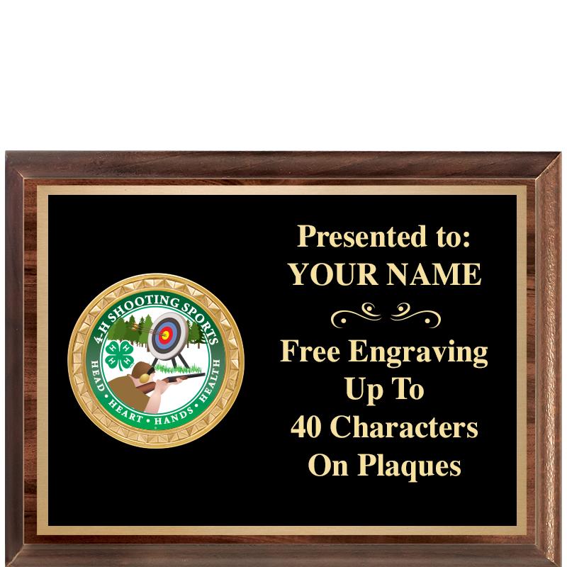 8X6 WOOD EXECUTIVE INSERT PLQ