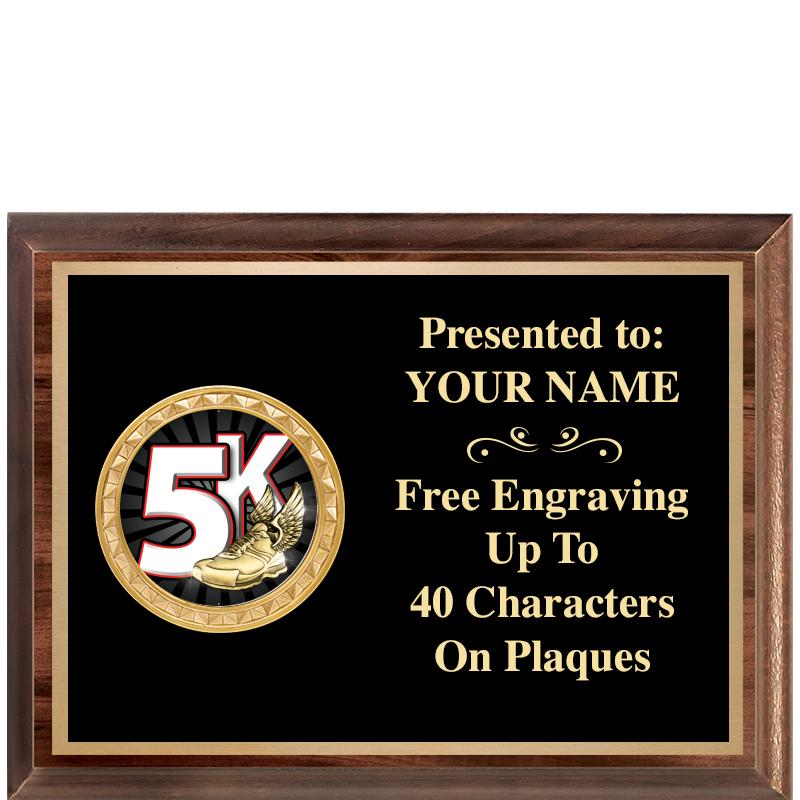 8X6 WOOD EXECUTIVE INSERT PLQ