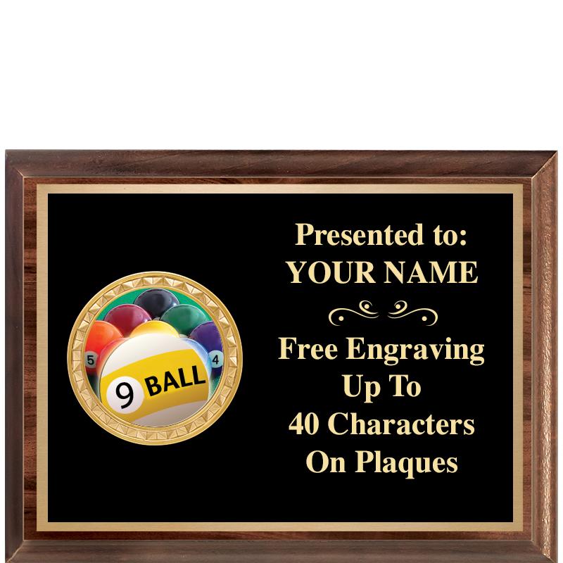 8X6 WOOD EXECUTIVE INSERT PLQ