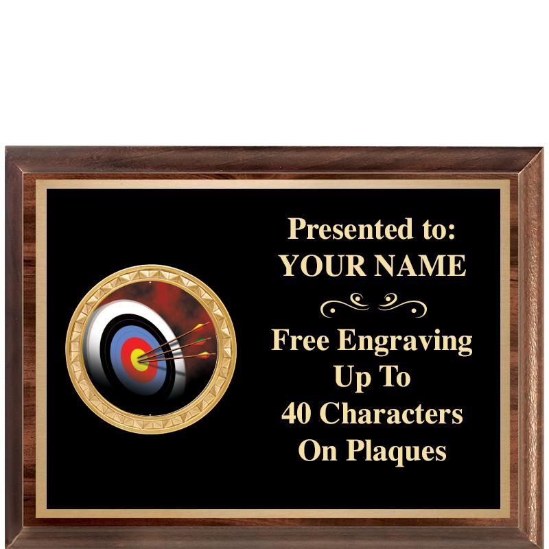 8X6 WOOD EXECUTIVE INSERT PLQ