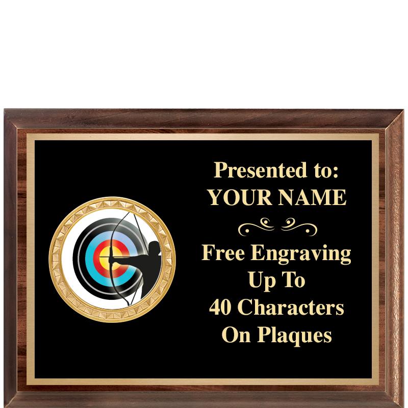 8X6 WOOD EXECUTIVE INSERT PLQ