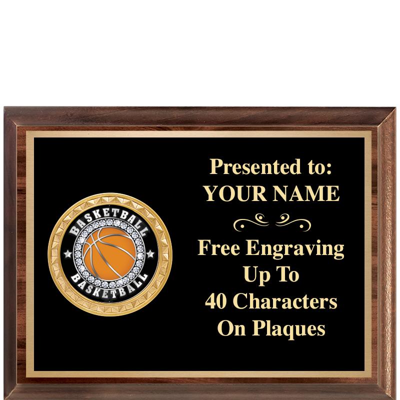 8X6 WOOD EXECUTIVE INSERT PLQ