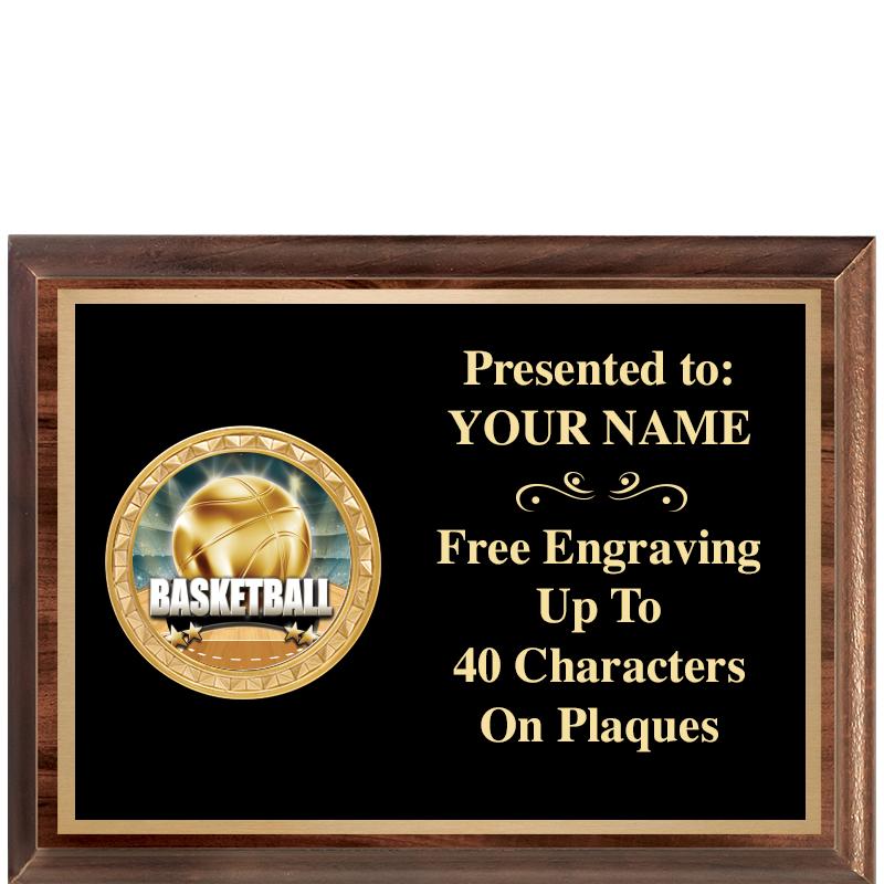 8X6 WOOD EXECUTIVE INSERT PLQ